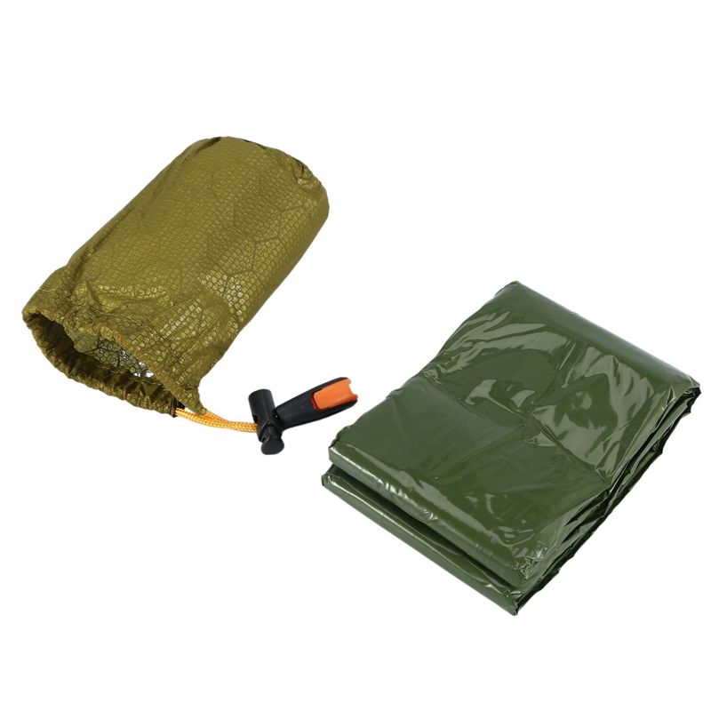 Bivy Bag Emergency - XSXS-Notfall-Schlafsack Bivak-Sack mit Pfeife Outdoor-Überlebens-Schlafsack Thermodecke