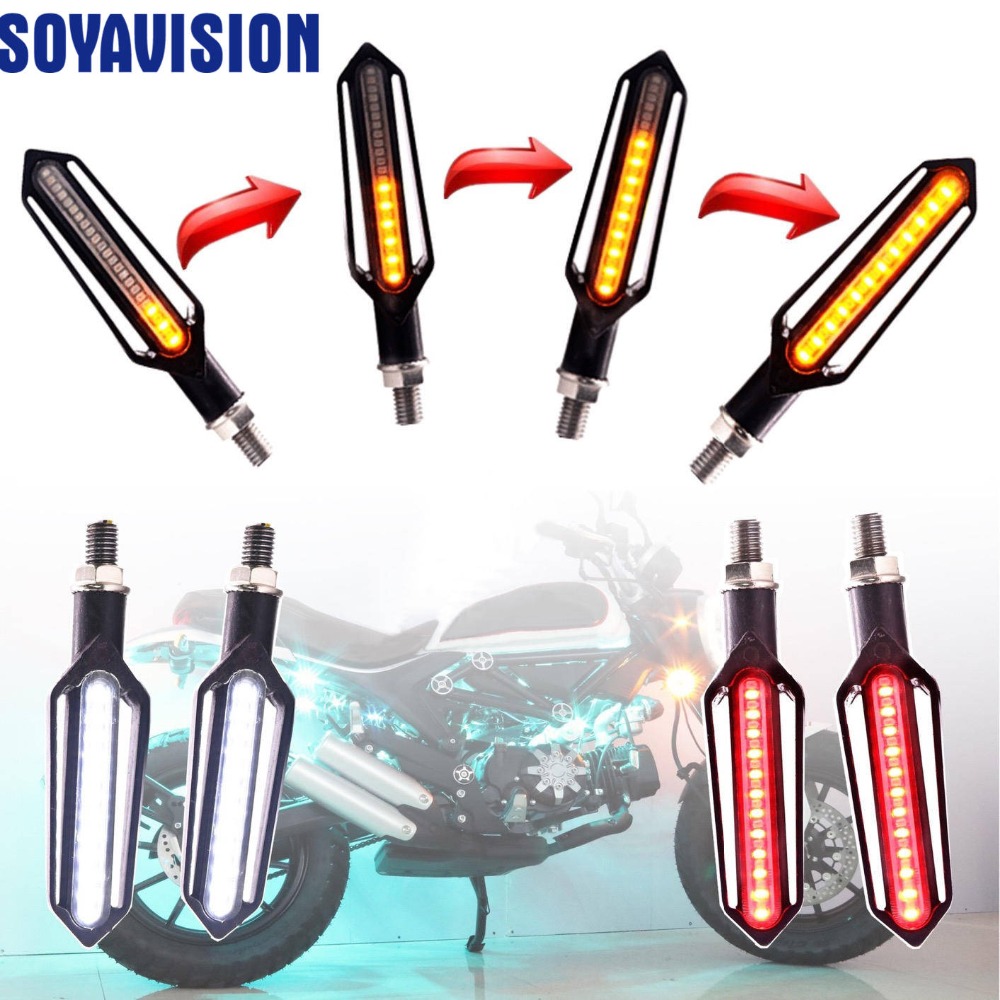 Sos Light Strobe - Bernstein Motorrad Blinker Licht LED Fließendes