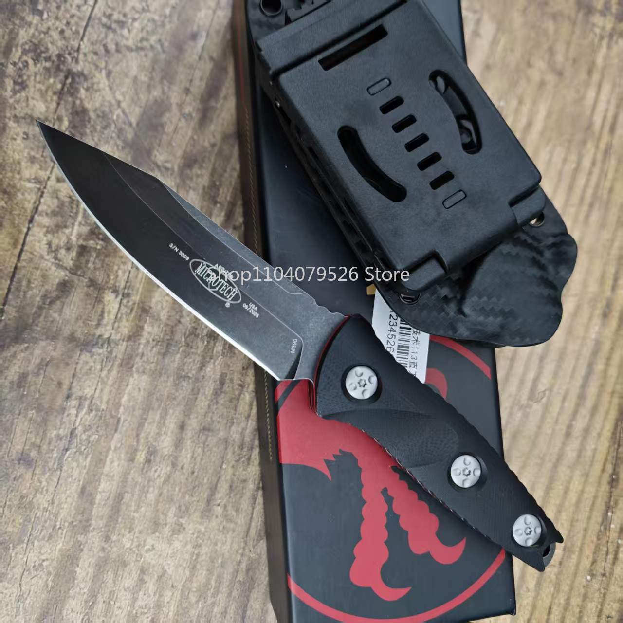 Bushcraft Knife Fixed - 113 Modell 7Cr13Mov Klinge Praktisches Rucksackmesser